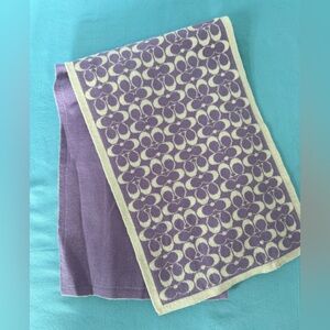 Coach EUC reversible 100% merino wool scarf